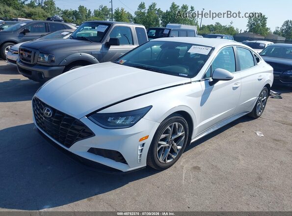 5NPEL4JA3MH080320 2021 HYUNDAI SONATA White Vista tres cuartos delantera izquierda