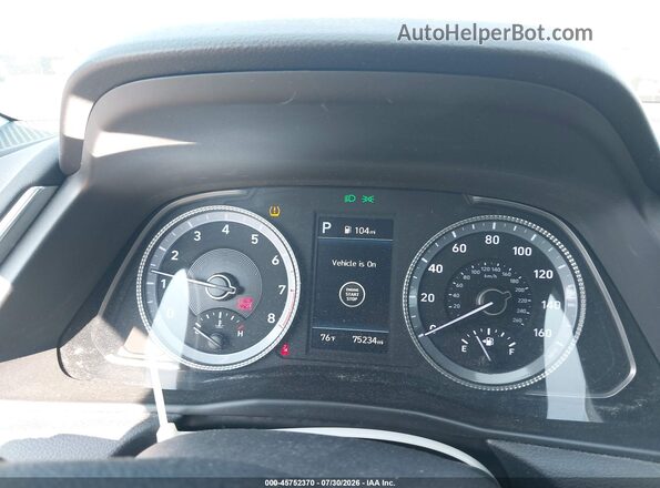 5NPEL4JA3MH080320 2021 HYUNDAI SONATA White Vista de los asientos traseros