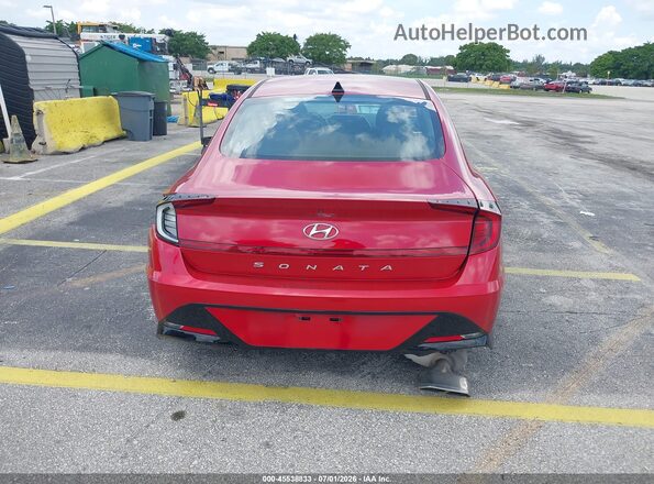 5NPEL4JA3MH093763 2021 HYUNDAI SONATA Red 