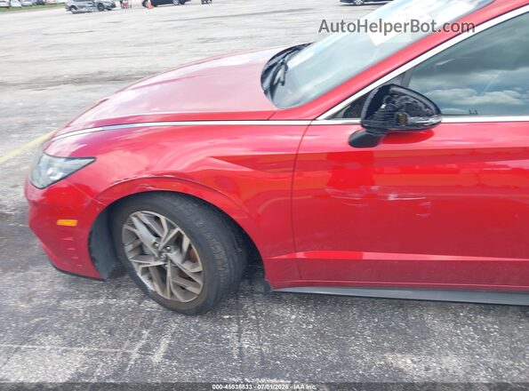 5NPEL4JA3MH093763 2021 HYUNDAI SONATA Red 