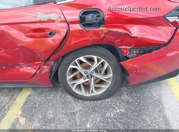 5NPEL4JA3MH093763 2021 HYUNDAI SONATA Red 