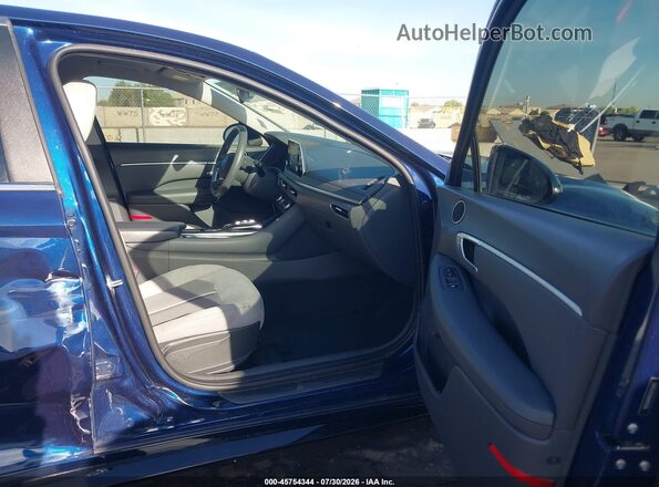 5NPEL4JA3MH095786 2021 HYUNDAI SONATA Blue Vista interior delantera