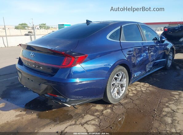 5NPEL4JA3MH095786 2021 HYUNDAI SONATA Blue Trasero derecho