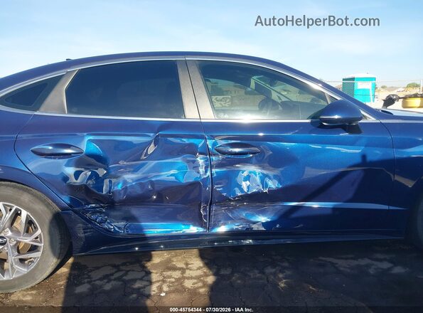 5NPEL4JA3MH095786 2021 HYUNDAI SONATA Blue Vista interior trasera