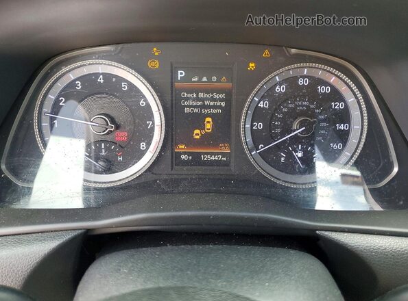 5NPEL4JA5MH088077 2021 HYUNDAI SONATA Серый Вид щитка приборов