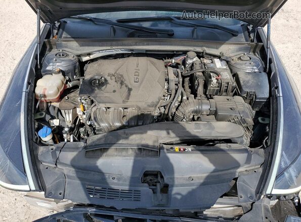 5NPEL4JA5MH088077 2021 HYUNDAI SONATA Серый Вид задней части салона