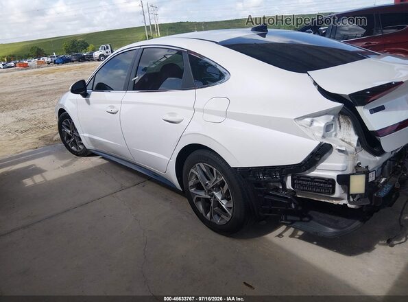 5NPEL4JA6LH050744 2020 HYUNDAI SONATA White Widok wnętrza 360 stopni