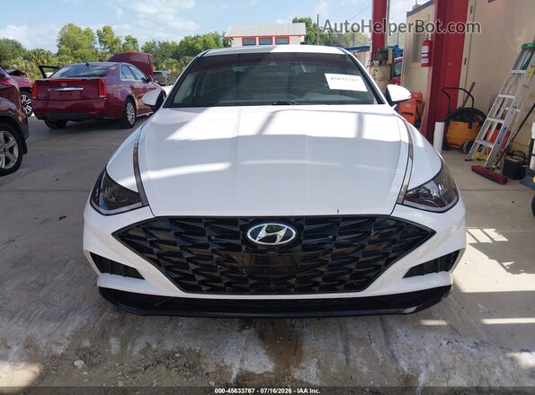 5NPEL4JA6LH050744 2020 HYUNDAI SONATA White Widok zestawu wskaźników
