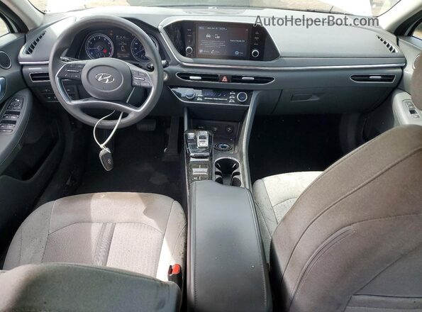 5NPEL4JA6MH068288 2021 HYUNDAI SONATA White Dashboard view