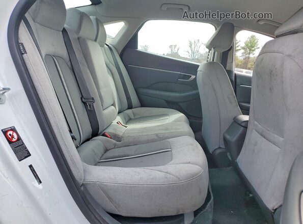 5NPEL4JA6MH068288 2021 HYUNDAI SONATA White Rear seats view