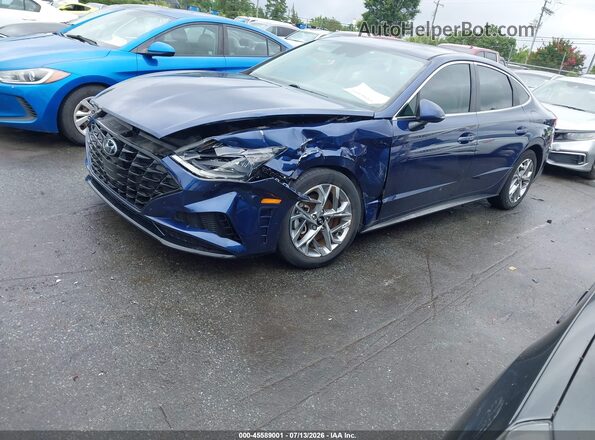 5NPEL4JA6MH088301 2021 HYUNDAI SONATA Blue Przód lewy