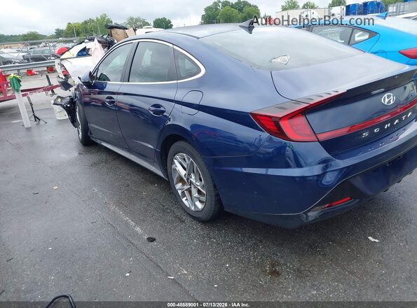 5NPEL4JA6MH088301 2021 HYUNDAI SONATA Blue Tył lewy
