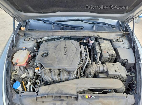 5NPEL4JA9MH100604 2021 HYUNDAI SONATA Gray Widok wnętrza z tyłu