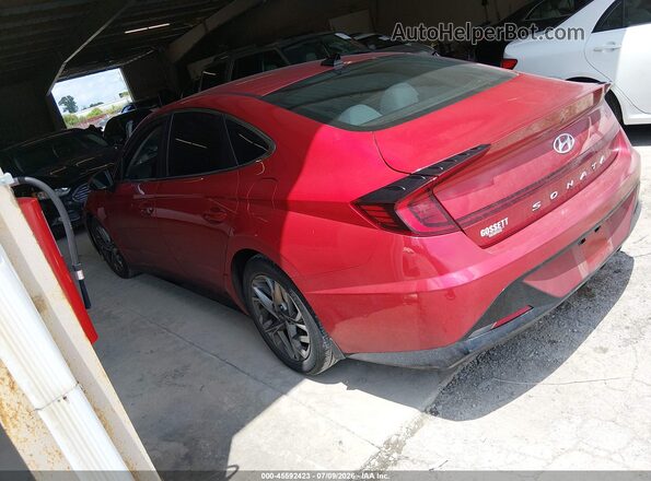 5NPEL4JA9MH118701 2021 HYUNDAI SONATA Red Задня ліва чверть