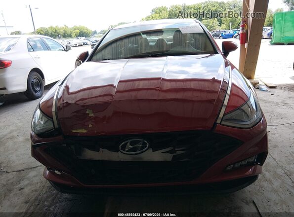 5NPEL4JA9MH118701 2021 HYUNDAI SONATA Red Вид панелі приладів