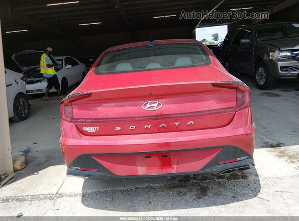 5NPEL4JA9MH118701 2021 HYUNDAI SONATA Red 