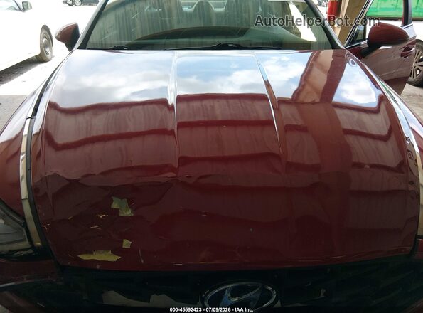 5NPEL4JA9MH118701 2021 HYUNDAI SONATA Red Вид ззаду