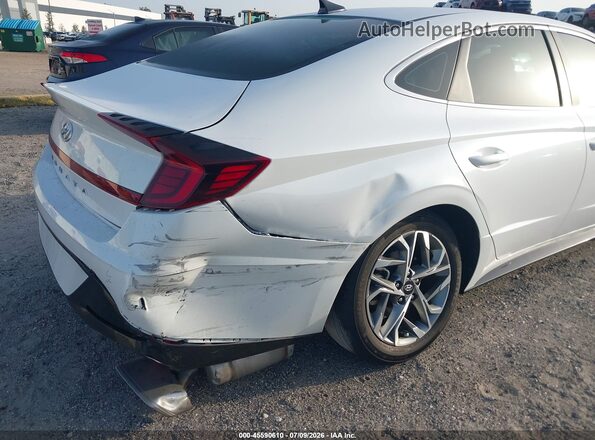 5NPEL4JAXLH012837 2020 HYUNDAI SONATA White Դիմացի տեսք
