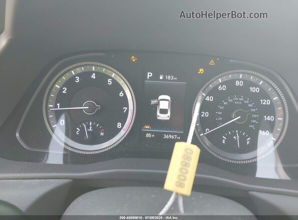 5NPEL4JAXLH012837 2020 HYUNDAI SONATA White Հետևի նստատեղերի տեսք