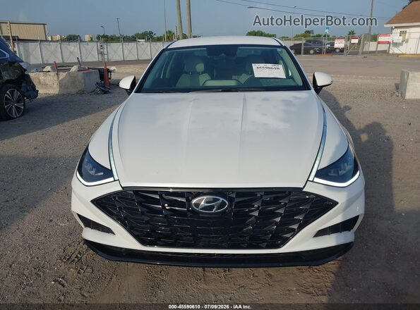 5NPEL4JAXLH012837 2020 HYUNDAI SONATA White Սարքավորումների վահանակի տեսք