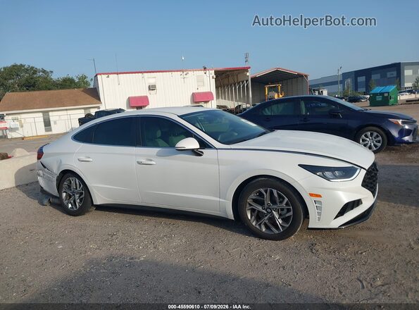 5NPEL4JAXLH012837 2020 HYUNDAI SONATA White Սալոնի հետևի տեսք