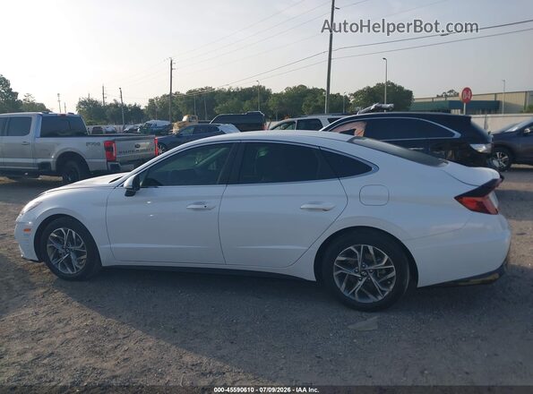 5NPEL4JAXLH012837 2020 HYUNDAI SONATA White Սալոնի 360 աստիճան տեսք