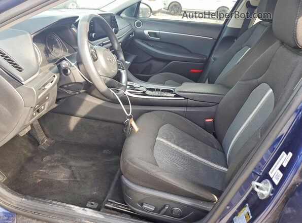 5NPEL4JAXNH143253 2022 HYUNDAI SONATA Blue Vista interior delantera