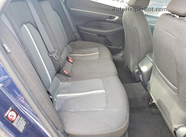5NPEL4JAXNH143253 2022 HYUNDAI SONATA Blue Vista de los asientos traseros