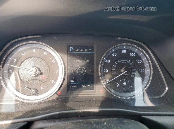 5NPEL4JAXNH143253 2022 HYUNDAI SONATA Blue Vista del cuadro de instrumentos