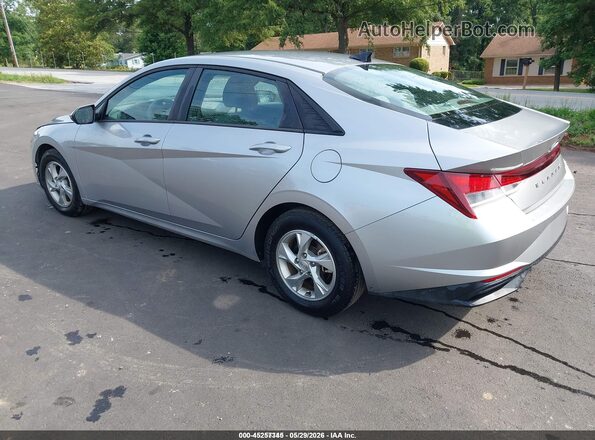 5NPLL4AG0MH042913 2021 HYUNDAI ELANTRA Серебряный Задняя левая четверть