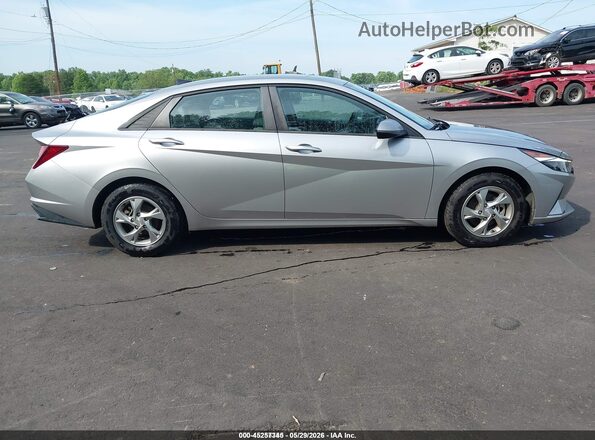 5NPLL4AG0MH042913 2021 HYUNDAI ELANTRA Серебряный Вид задней части салона