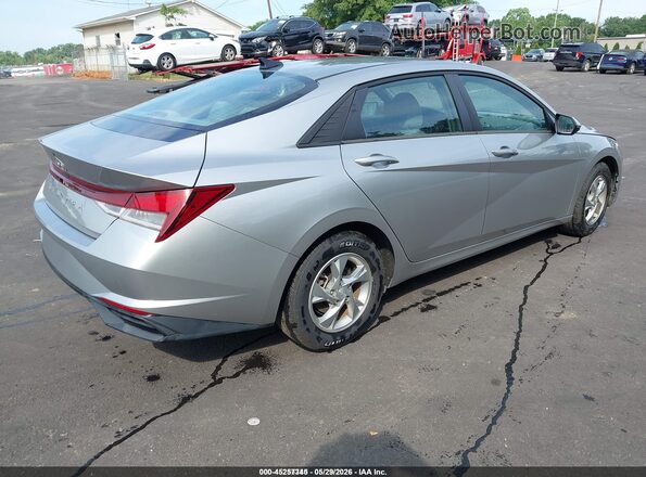 5NPLL4AG0MH042913 2021 HYUNDAI ELANTRA Серебряный Задняя правая четверть