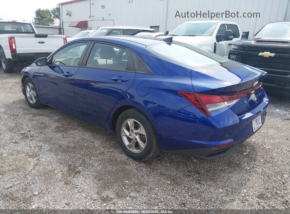 5NPLL4AG0MH046573 2021 HYUNDAI ELANTRA Blue უკანა მარცხენა