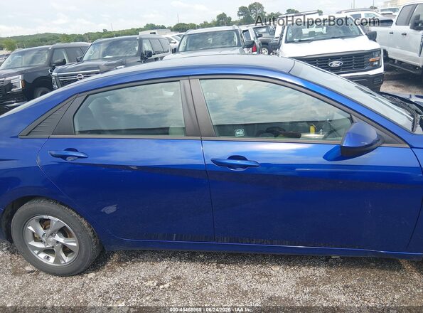 5NPLL4AG0MH046573 2021 HYUNDAI ELANTRA Blue უკანა სალონის ხედი