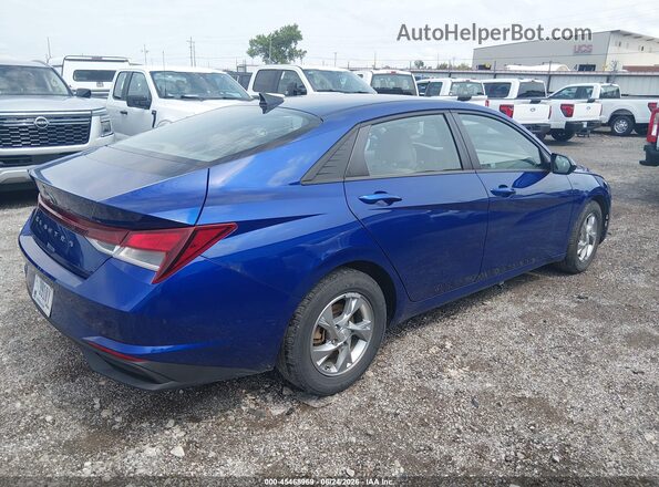 5NPLL4AG0MH046573 2021 HYUNDAI ELANTRA Blue უკანა მარჯვენა