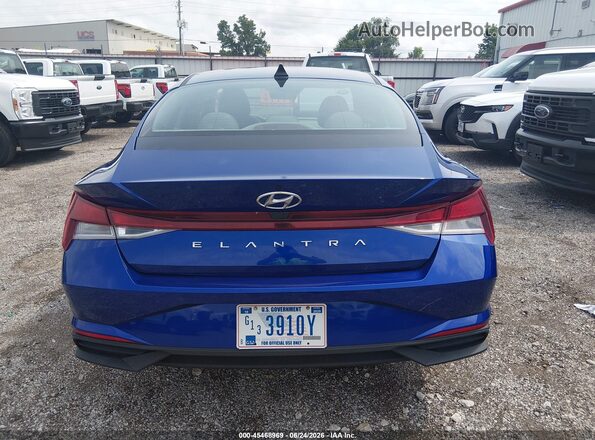 5NPLL4AG0MH046573 2021 HYUNDAI ELANTRA Blue 