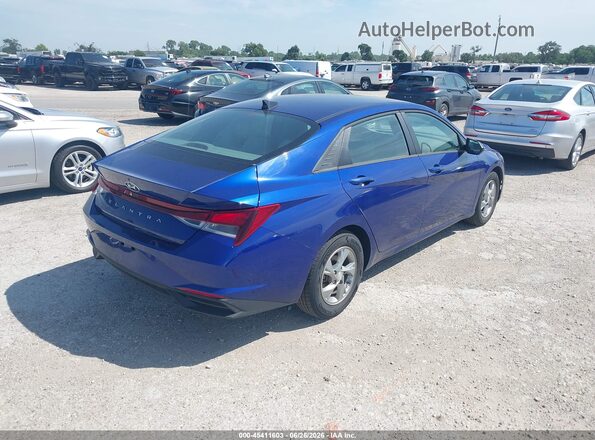 5NPLL4AG0MH048971 2021 HYUNDAI ELANTRA Синий Задняя правая четверть