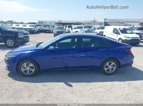 5NPLL4AG0MH048971 2021 HYUNDAI ELANTRA Синий 