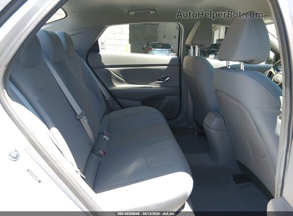 5NPLL4AG1MH045223 2021 HYUNDAI ELANTRA Silver Vista de la etiqueta del VIN