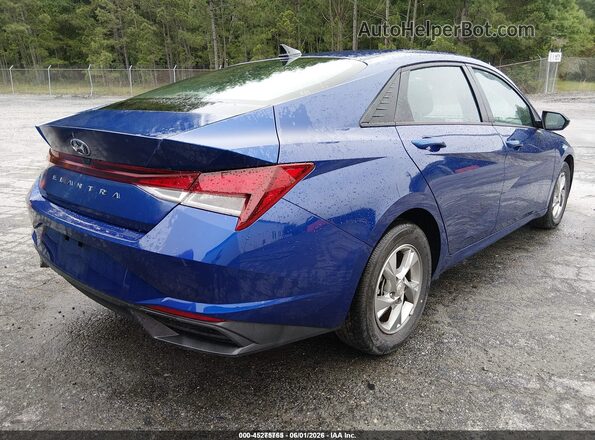 5NPLL4AG1MH047327 2021 HYUNDAI ELANTRA Blue Tył prawy