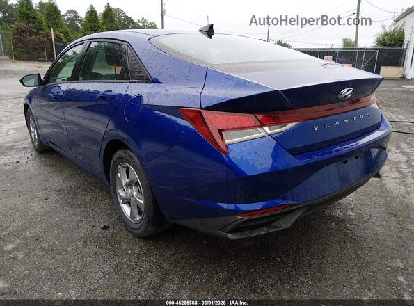 5NPLL4AG1MH047327 2021 HYUNDAI ELANTRA Blue Tył lewy