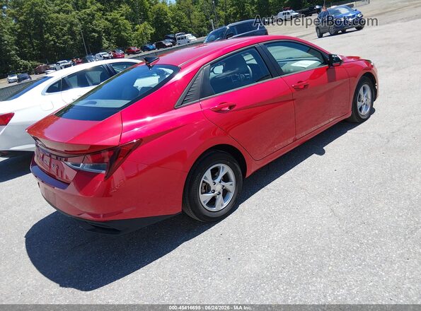 5NPLL4AG1MH047859 2021 HYUNDAI ELANTRA Red Tył prawy