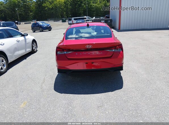 5NPLL4AG1MH047859 2021 HYUNDAI ELANTRA Red 