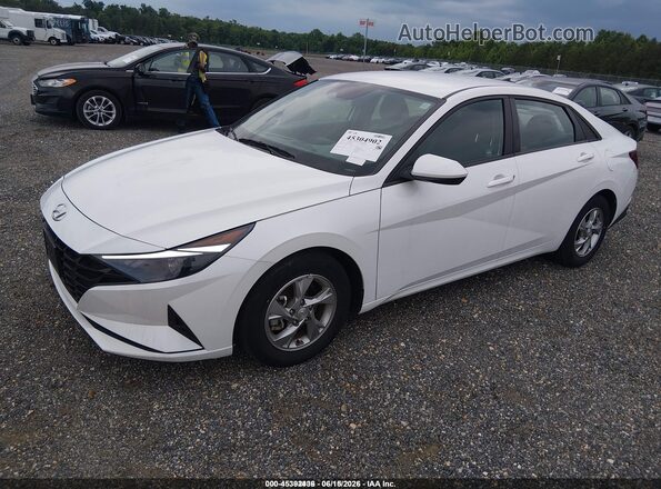 5NPLL4AG1MH048445 2021 HYUNDAI ELANTRA White Przód lewy