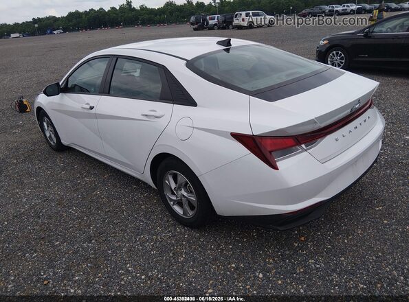 5NPLL4AG1MH048445 2021 HYUNDAI ELANTRA White Tył lewy