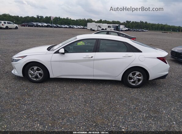 5NPLL4AG1MH048445 2021 HYUNDAI ELANTRA White 