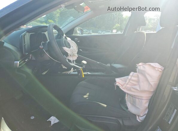5NPLL4AG2MH020489 2021 HYUNDAI ELANTRA Gray Widok wnętrza z przodu