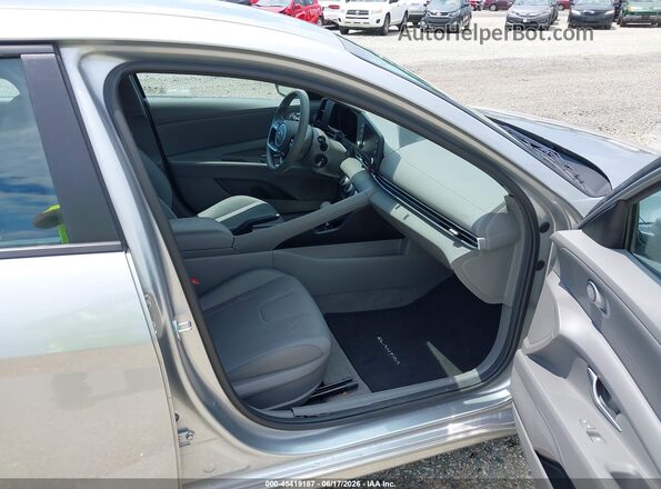 5NPLL4AG2MH046140 2021 HYUNDAI ELANTRA Silver Widok wnętrza z przodu