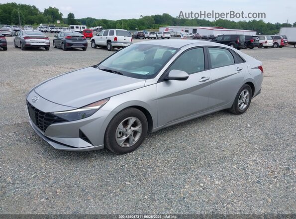 5NPLL4AG2MH046333 2021 HYUNDAI ELANTRA Серебряный Передняя левая четверть