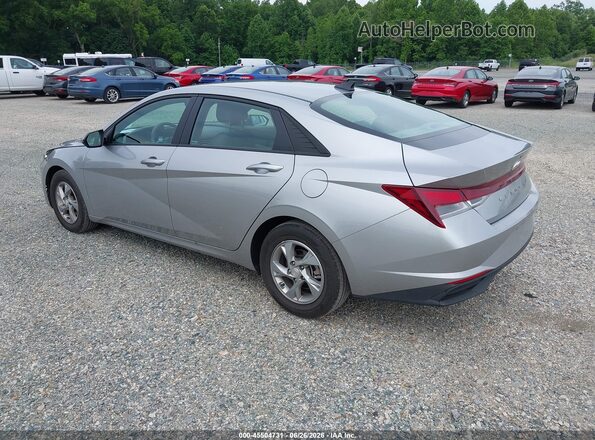 5NPLL4AG2MH046333 2021 HYUNDAI ELANTRA Серебряный Задняя левая четверть